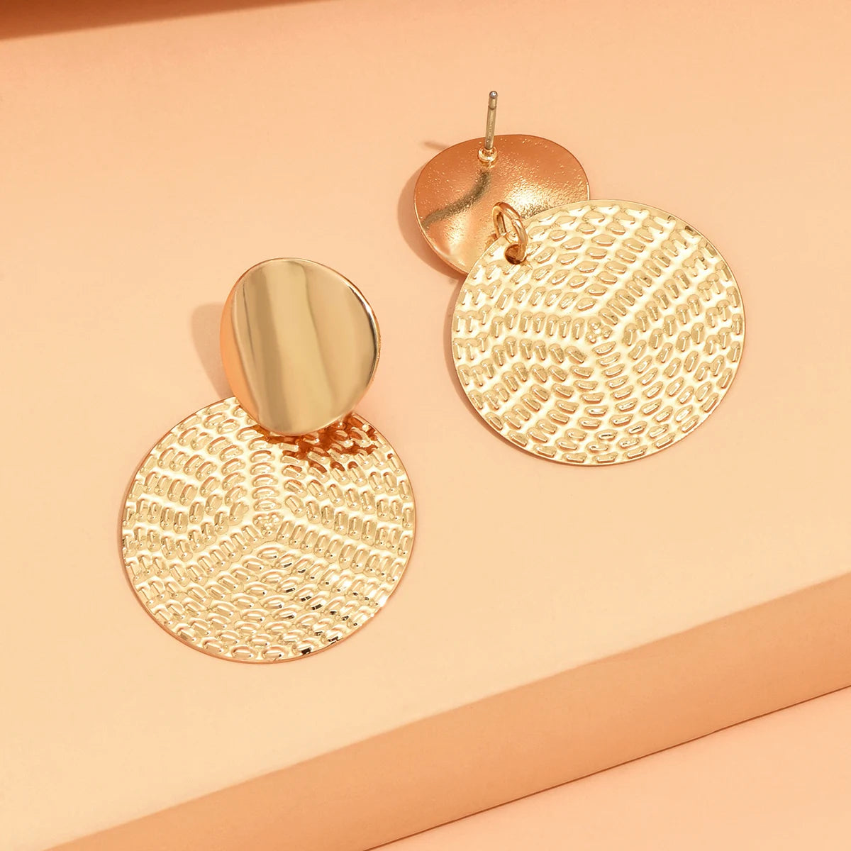 Zenat Bohemian Geometric Round Earrings for Women