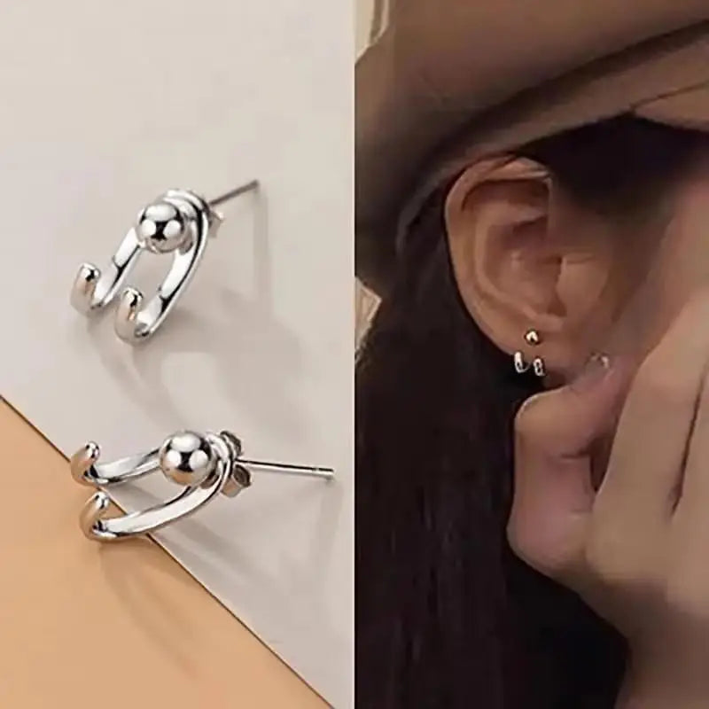 Zenat 925 Silver Leaf & Flower Earrings – Trendy 2025