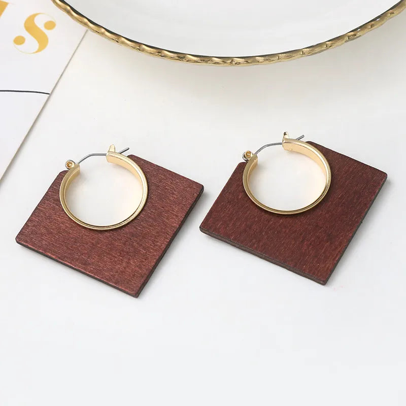 Zenat Brown Beer Bottle Pendant Drop Earrings for Women