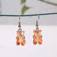 Zenat Brown Beer Bottle Pendant Drop Earrings for Women