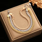 Twisted Bracelet 18K Gold Plated Waterproof 316 Steel