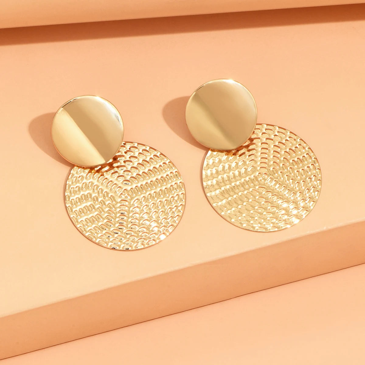 Zenat Bohemian Geometric Round Earrings for Women