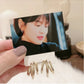 Fashion Korean Metal Elegant Hoop Earring Woman 2022 New Vintage Geometric Statement Earrings Jewelry Brincos Gift