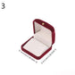 Flocking Gold Buckle Jewelry Box Red Velvet