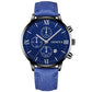 Zenat Geneva Wristwatch Alloy Case Leather