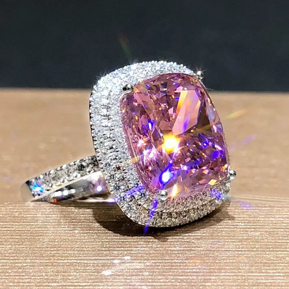 Zenat Sparkling Crystal Zircon Women's Ring