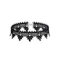 Zenat Neo-Gothic Black Lace Punk Choker Necklace