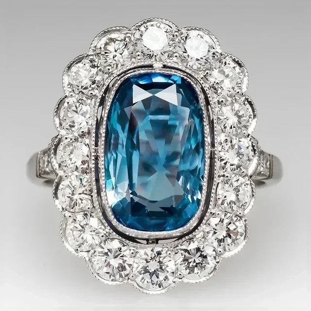 Zenat Sparkling Crystal Zircon Women's Ring