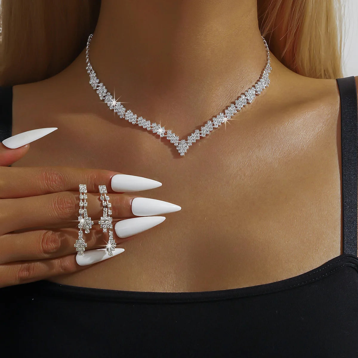 Zenat 3-4 Piece Women's Wedding Jewelry Set