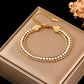 Twisted Bracelet 18K Gold Plated Waterproof 316 Steel
