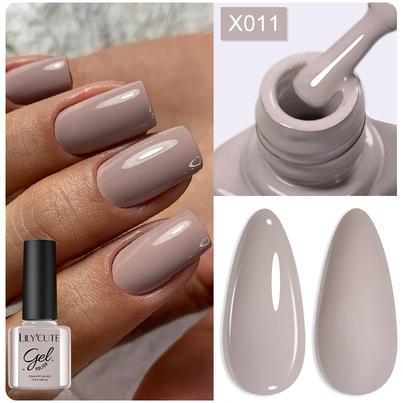 Zenat Red Autumn Winter Gel Nail Polish