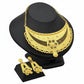 Zenat Bridal Dubai 24k Gold Color Jewelry Set