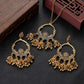 Zenat Luxury Retro Ethnic Carved Jhumka Set