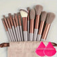 Zenat Professional Soft Fluffy Makeup Brush Set