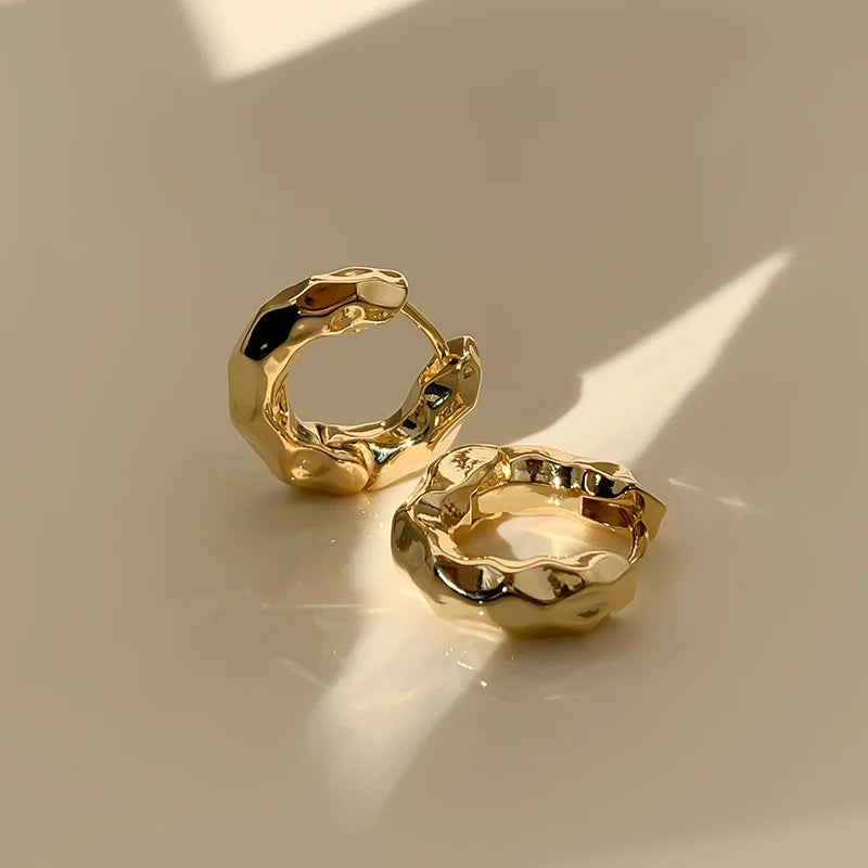 Zenat 925 Sterling Silver Hoop Earrings – Trendy Women