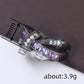 Zenat Purple Cubic Zirconia Square Crystal Ring